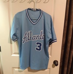 Dale Murphy #3 jersey Atlanta replica jersey L